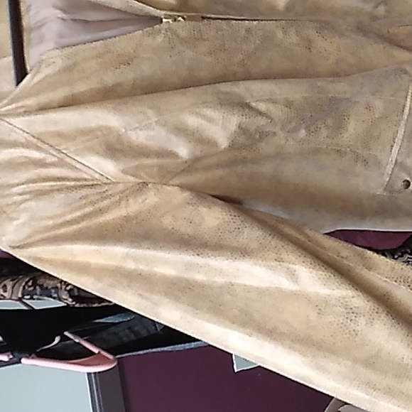 SHARP!!! JM Collection Tan Woman's Sz 18 Jacket Blazer... - Picture 6 of 8